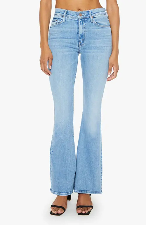 MOTHER The Weekend Flare Jean in Blessing In Disguise at Nordstrom, Size 24 | Nordstrom
