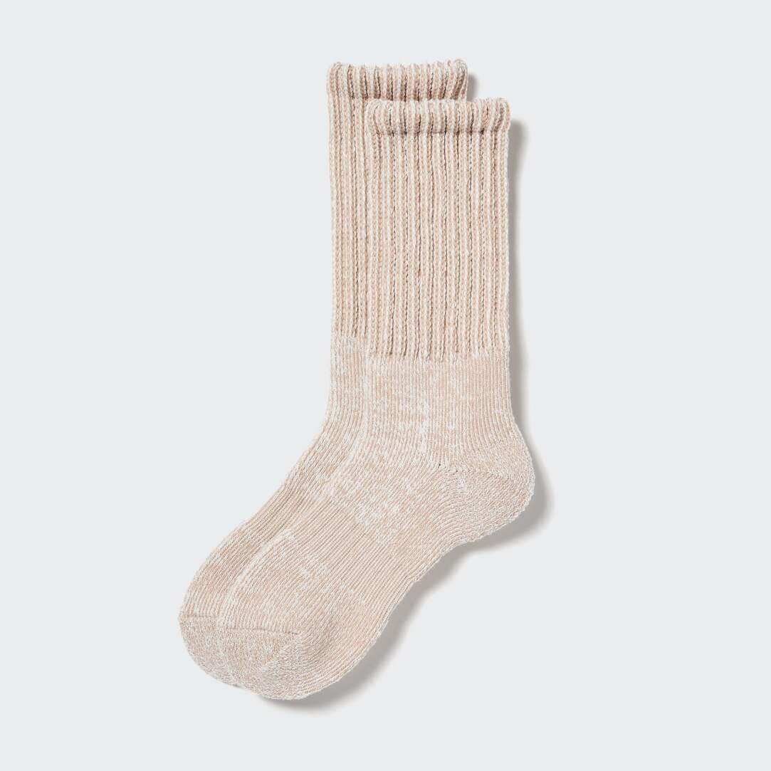 HEATTECH SOFT PILE RIBBED THERMAL SOCKS | UNIQLO (UK)