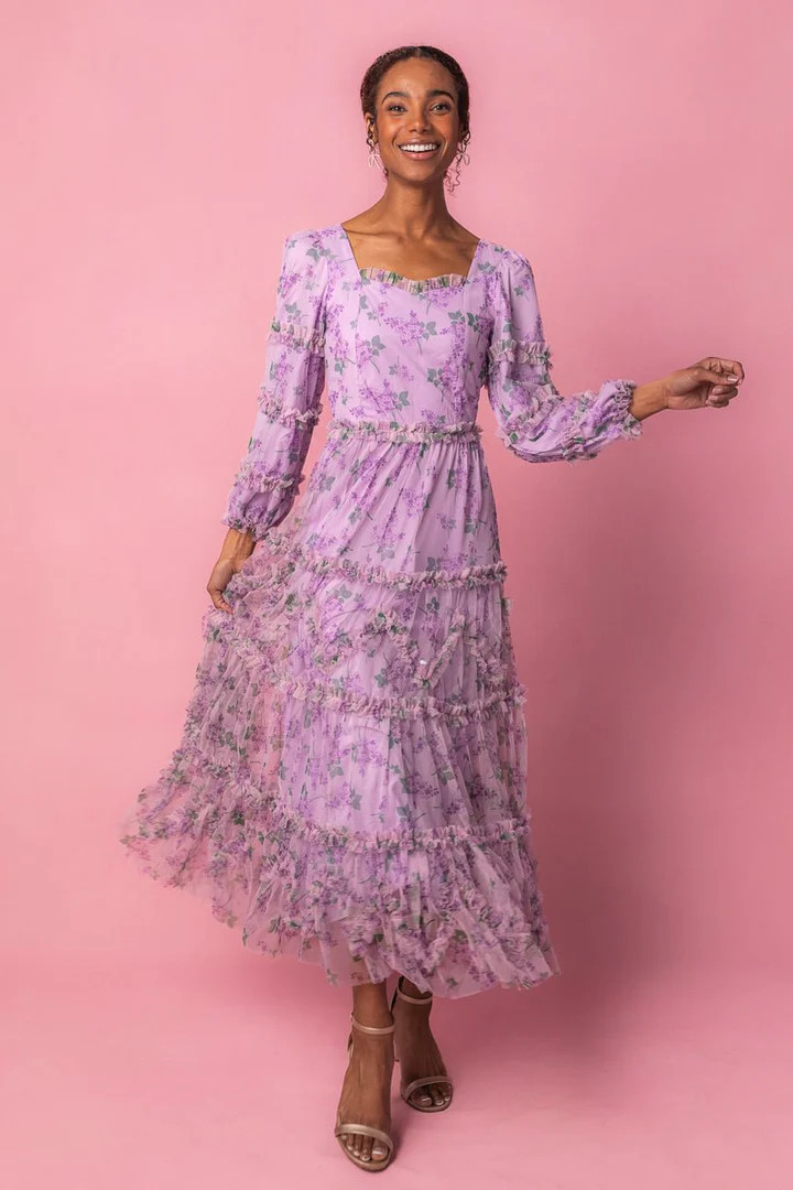Catherine Dress in Lavender | Ivy City Co