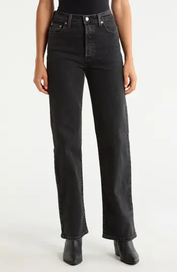Levi's Ribcage High Waist Straight Leg Jeans in Memories Of You at Nordstrom Rack, Size 29 X 32 | Nordstrom Rack