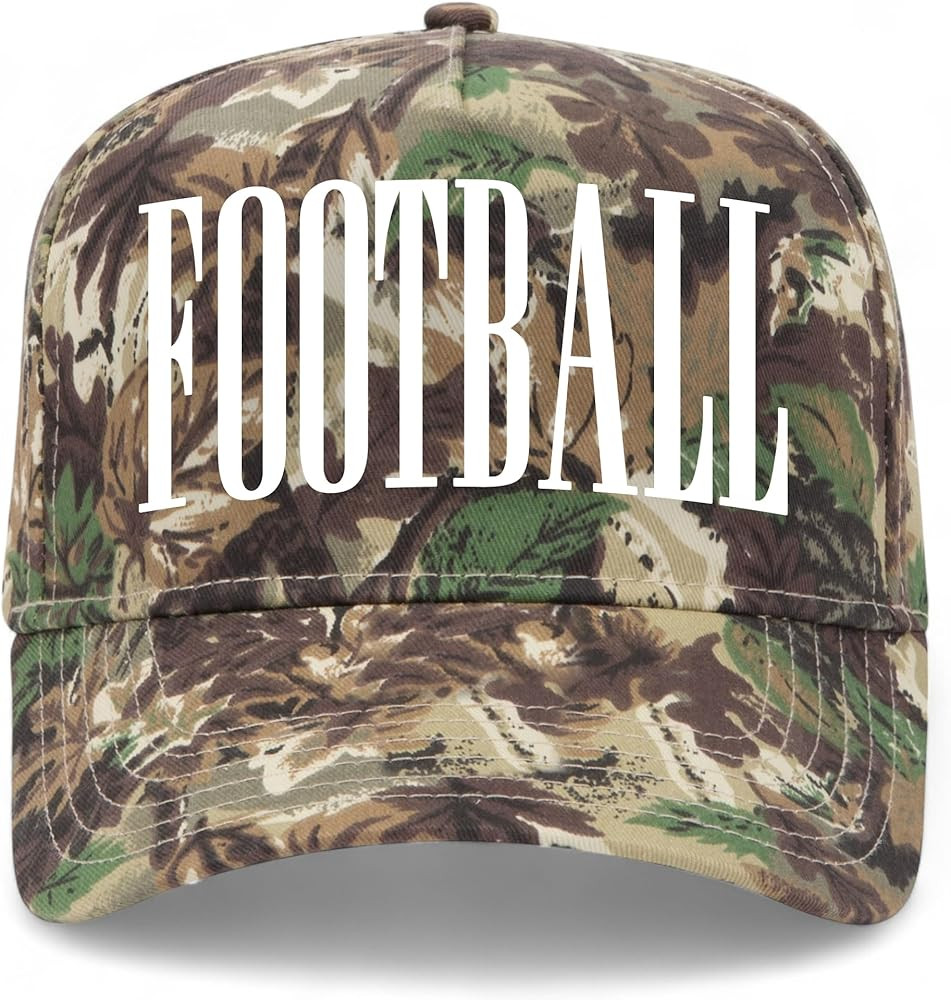 Football Vintage Trucker Hat | Premium Snapback Baseball Hat for Men & Women | Amazon (US)