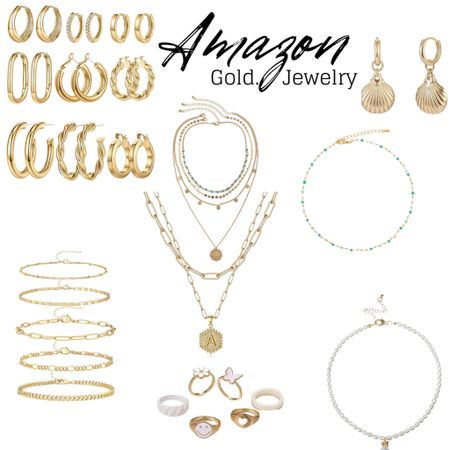 Amazon gold jewelry 

#LTKGiftGuide #LTKbeauty #LTKunder50