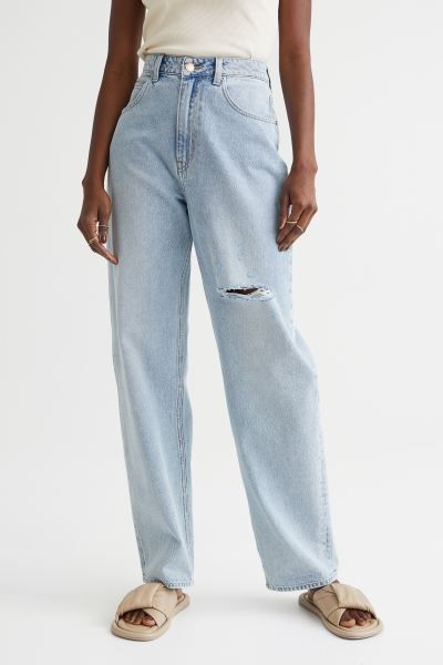 90s Baggy Ultra High Waist Jeans | H&M (US + CA)