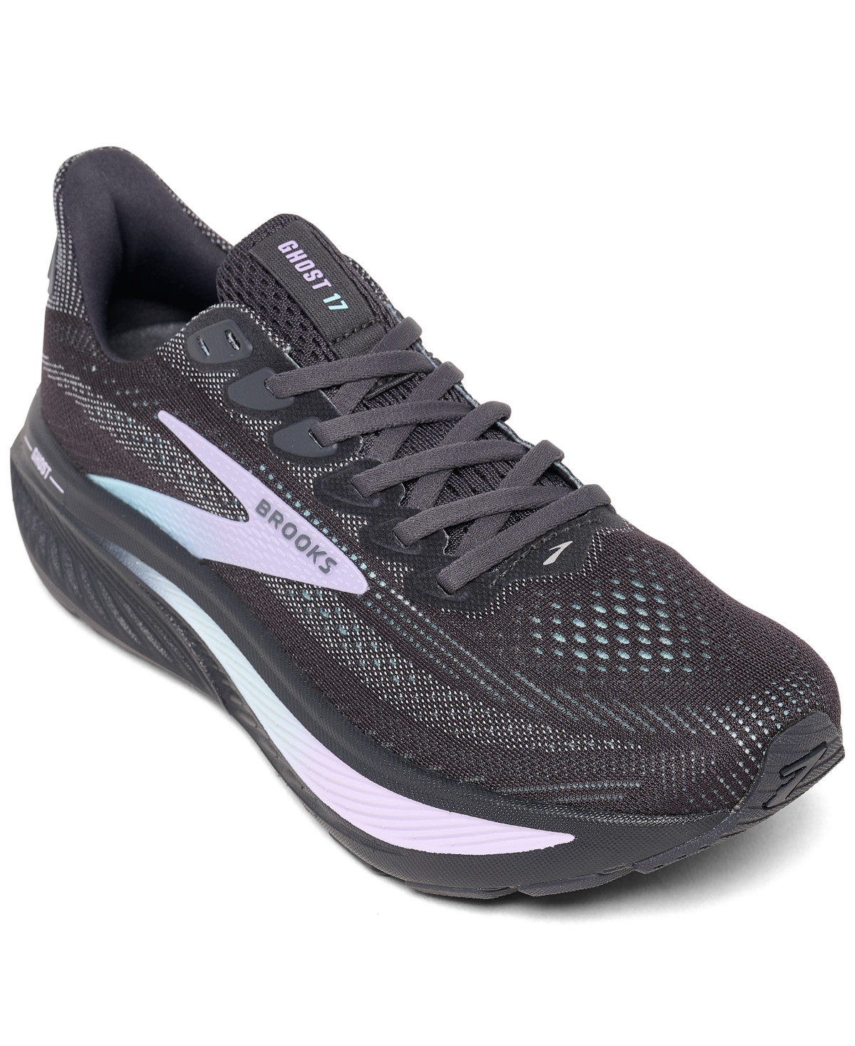 Brooks Women's Ghost 17 Running Sneakers from Finish Line - Grey, Clearwater | Macy's