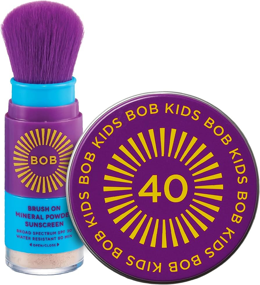 BOB KIDS Duo Pack SPF Sun Protection, Mineral Powder Sunscreen Broad Spectrum and SPF 30 and Broa... | Amazon (US)