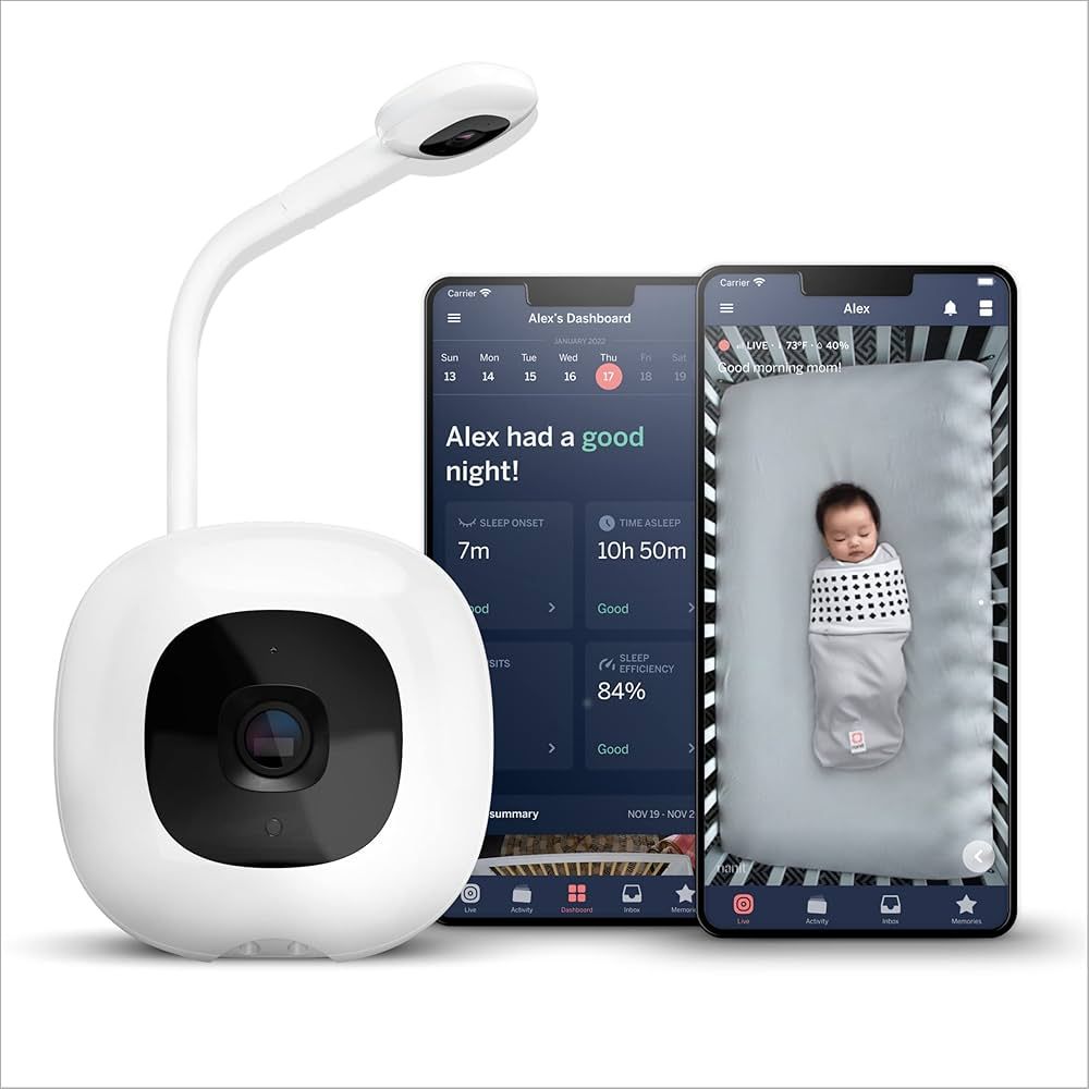 Nanit Pro Smart Baby Monitor & Floor Stand – Wi-Fi HD Video Camera, Sleep Coach and Breathing M... | Amazon (US)