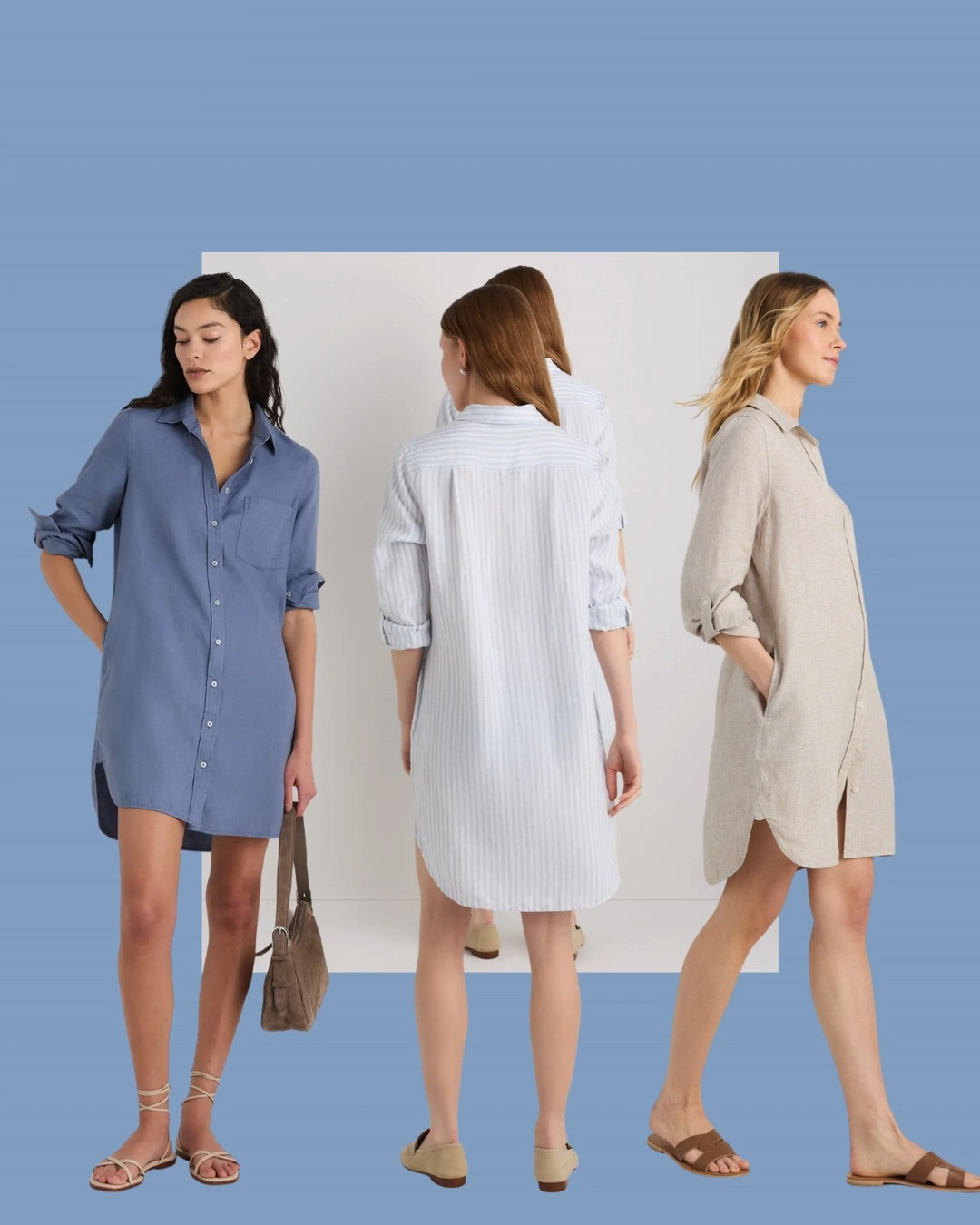 A linen shirt dress is such a classic, and SO easy to style! 
#quincepartner #onequince
linen shirt dress outfit | blue linen dress women | neutral summer dress | breathable linen clothing | effortless style outfits | casual warm weather dress | minimalist wardrobe staples | everyday linen outfit | relaxed fit shirt dress | simple chic outfits
 

 #LTKmomlife #LTKOver40 #LTKMidsize