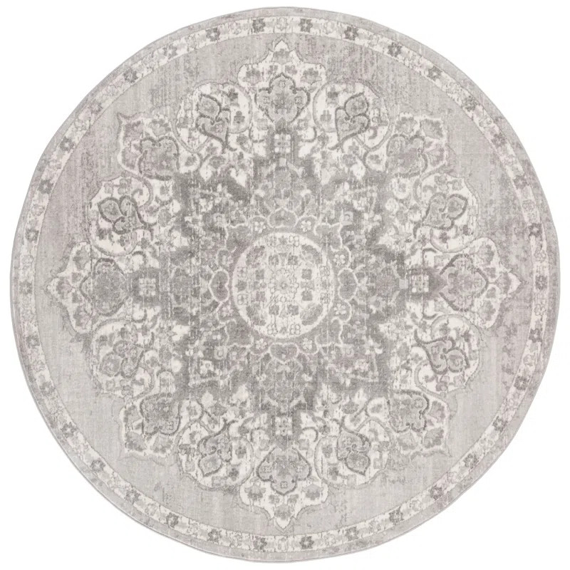 Lamartine Oriental Gray/Ivory Area Rug | Wayfair North America