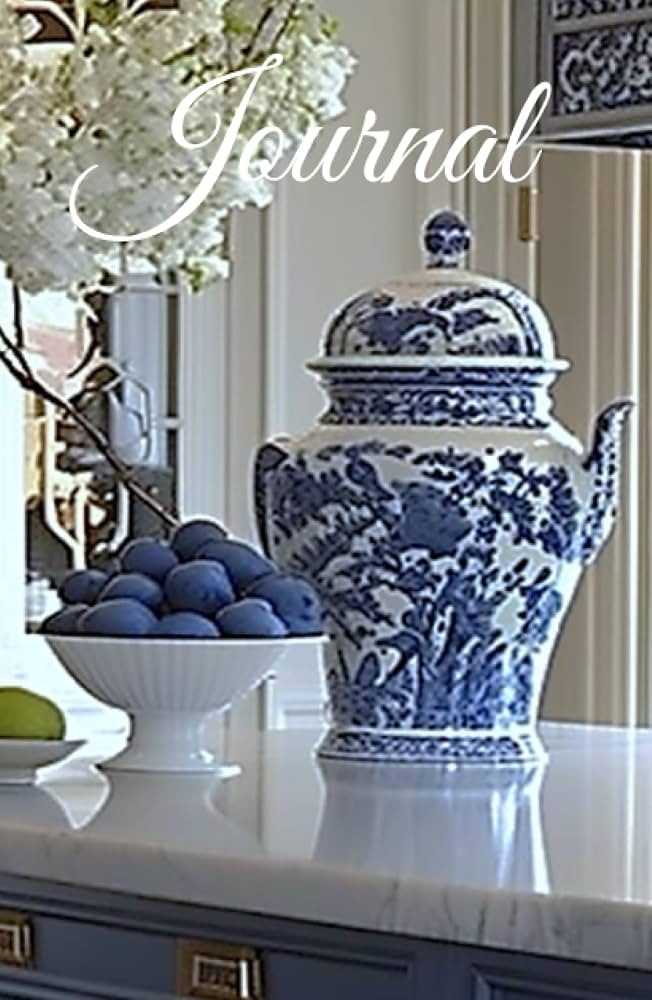 Blue and White Ruled Journal/Notebook | Amazon (US)