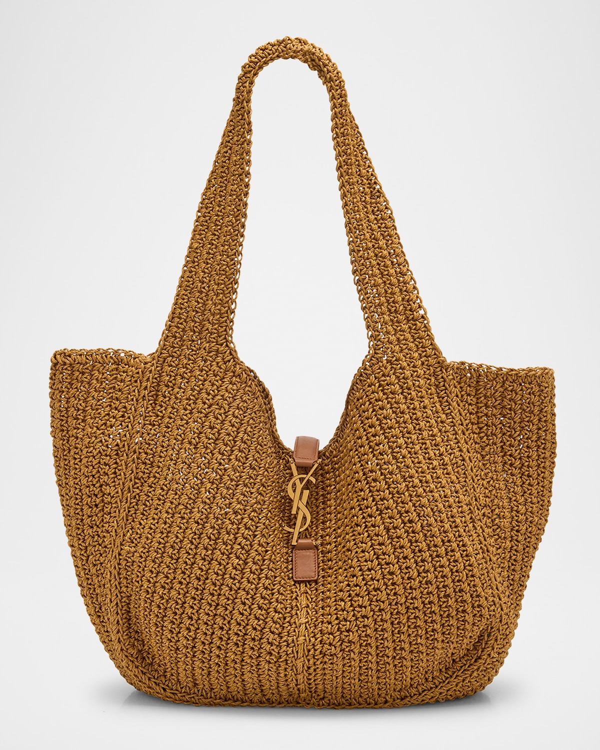 Le 5 À 7 Bea YSL Tote Bag in Cord and Leather | Neiman Marcus