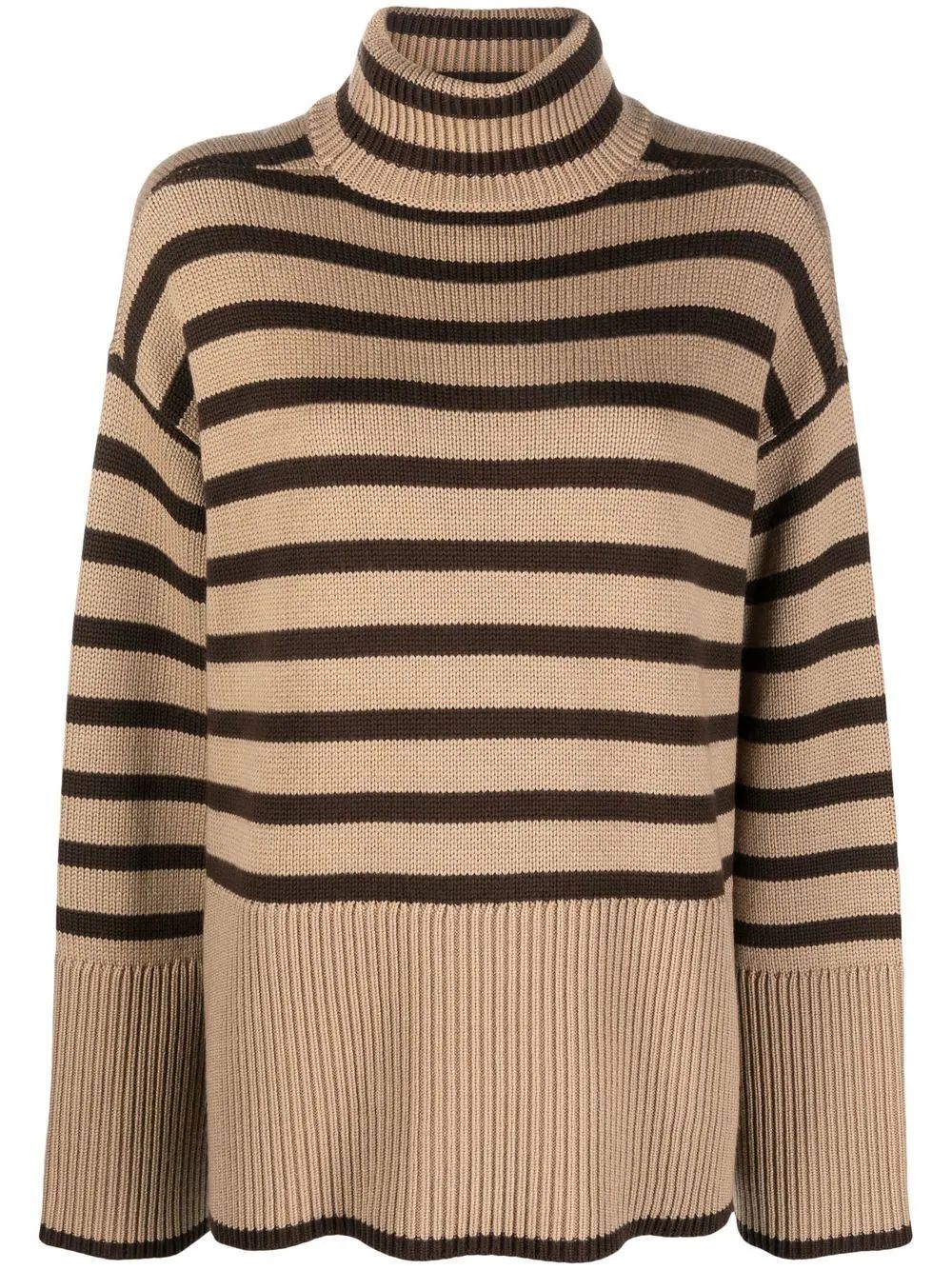 TOTEME Signature Striped Oversized Jumper - Farfetch | Farfetch Global