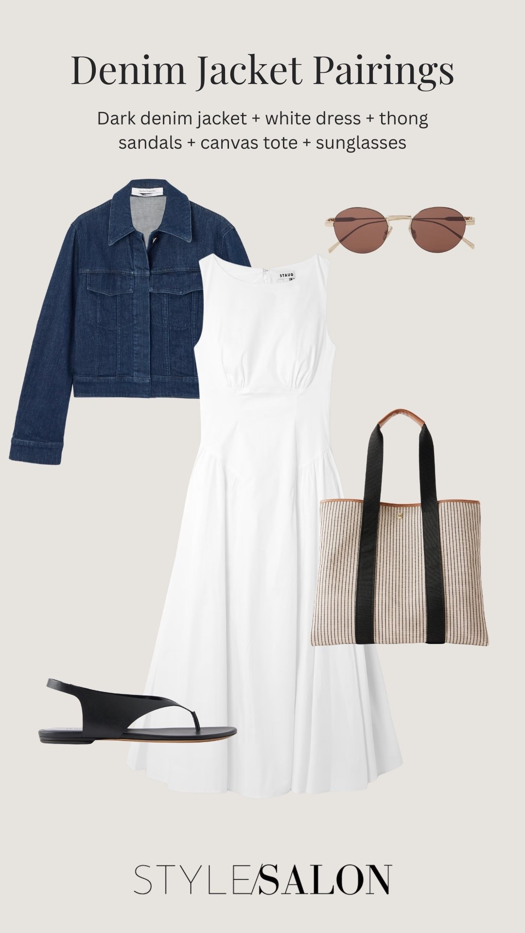 Denim jacket pairings 

Jacket - top – bag - shoe – flat – accessories

#LTKootd #LTKSeasonal