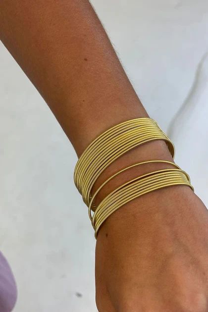 Bella bracelets, rose gold | Mimi Seabrook