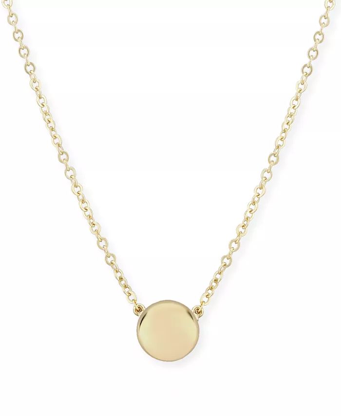 Macy's Flat Ball Necklace Set in 14k Gold (7mm) - Macy's | Macy's