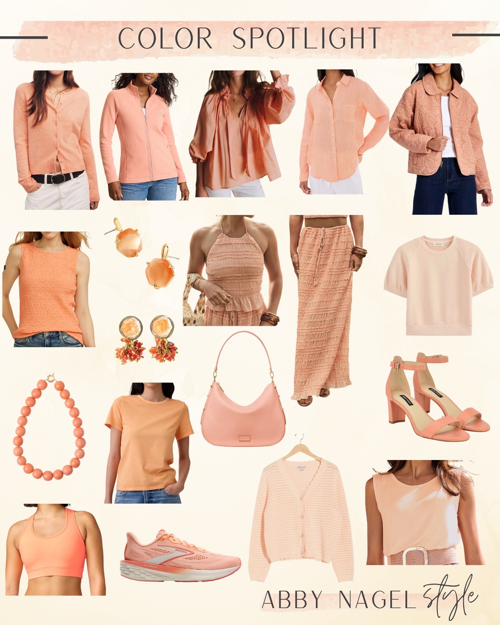 Beautiful peachy/apricot shades!