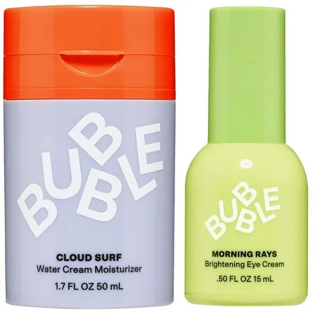Bubble Skincare All Skin Types Moisturizer & Eye Cream Duo | Walmart (US)