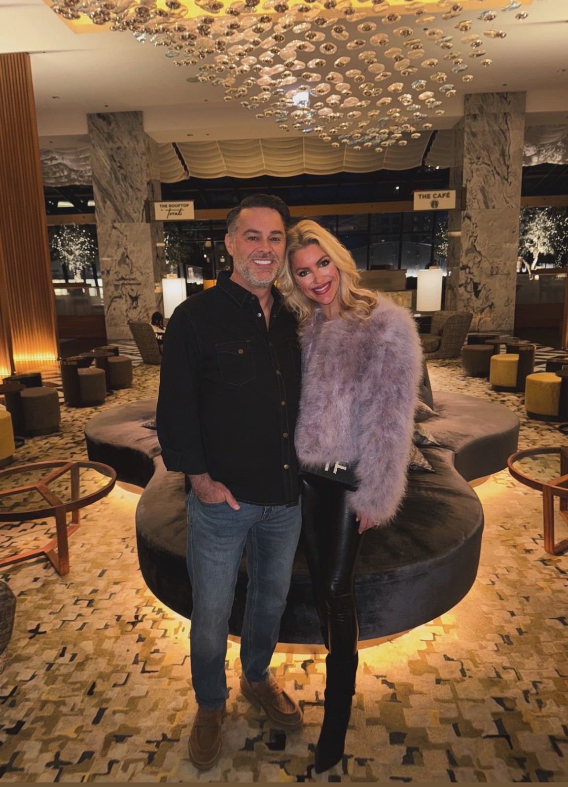 Chicago weekend to kick off Fall 🌆💛🙌🏼🍕 Fall feather jackets. Leather leggings. Booties. Fall fashion. So in love with this jacket. I have it in white too and wore it on our wedding day! 🫶🏻🤍🦋 

#LTKShoeCrush #LTKStyleTip #LTKTravel