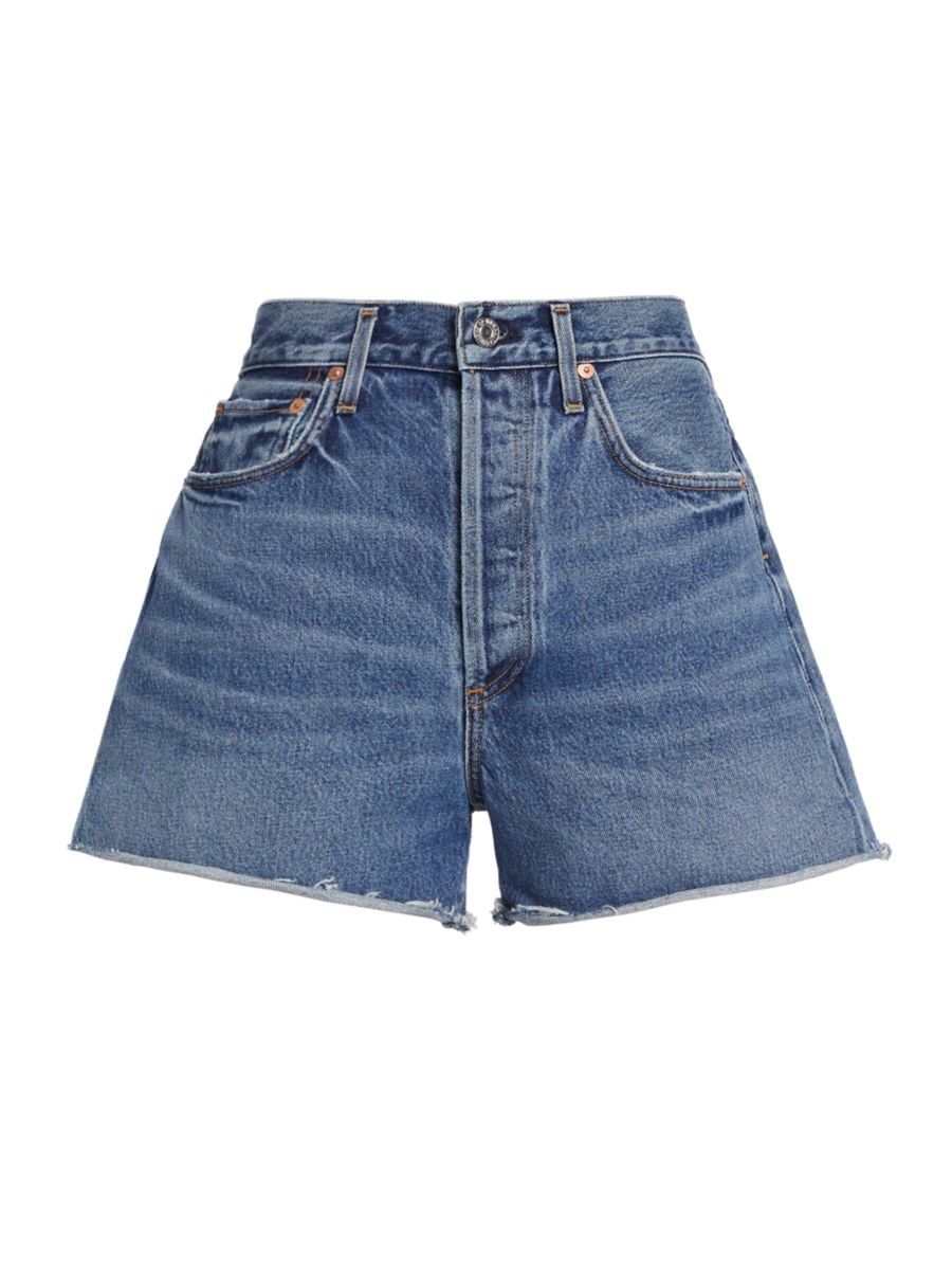 Citizens of Humanity Marlow Mid-Rise Denim Cut-Off Shorts | Saks Fifth Avenue