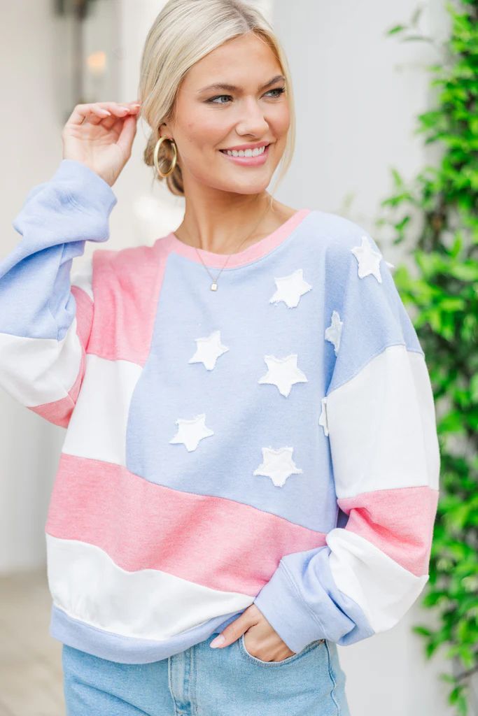 Searching For The Best Blue Starts & Stripes Pullover | The Mint Julep Boutique
