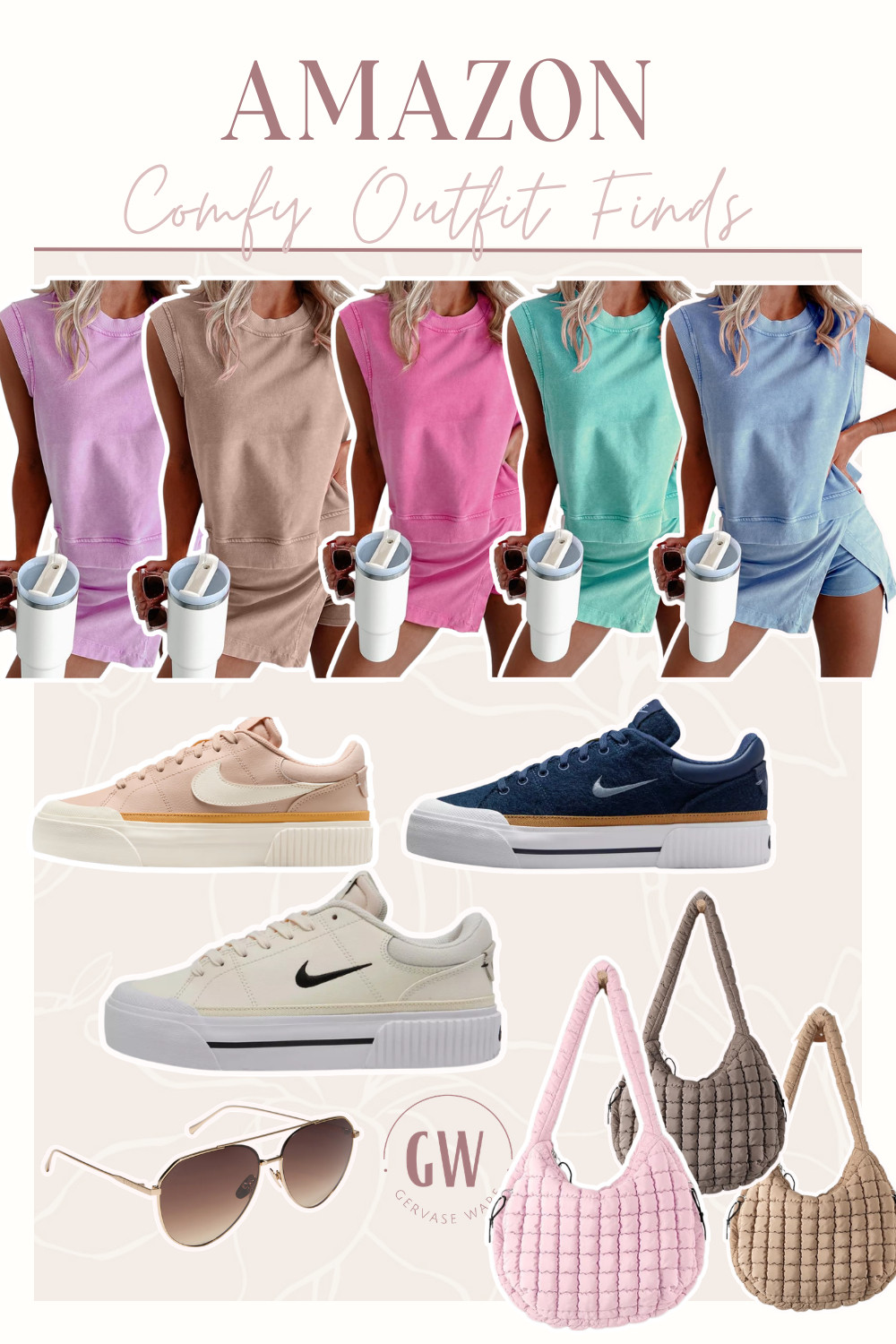 Amazon comfy outfit finds ✨👟 You’re going to want to live in these, so easy and cute!x 

 #LTKMothersDay #LTKootd #LTKmomlife