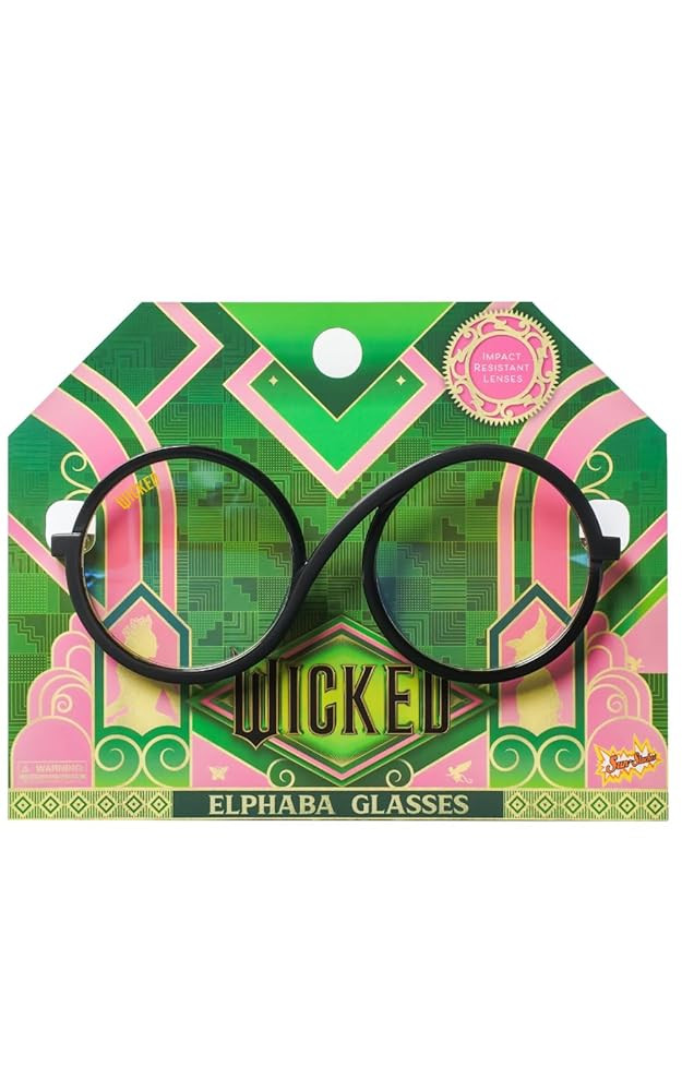 Sun-Staches Wicked Official Elphaba Glasses | Costume Eyewear Accessory | Adult and Child Size | Amazon (US)
