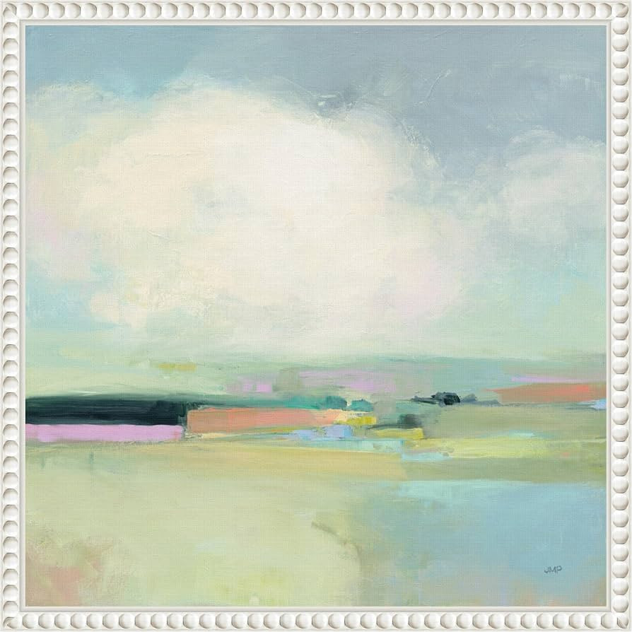 Amanti Art Framed Canvas Wall Art 16x16 Colorful Landscape by Julia Purinton, Framed Wall Art Can... | Amazon (US)