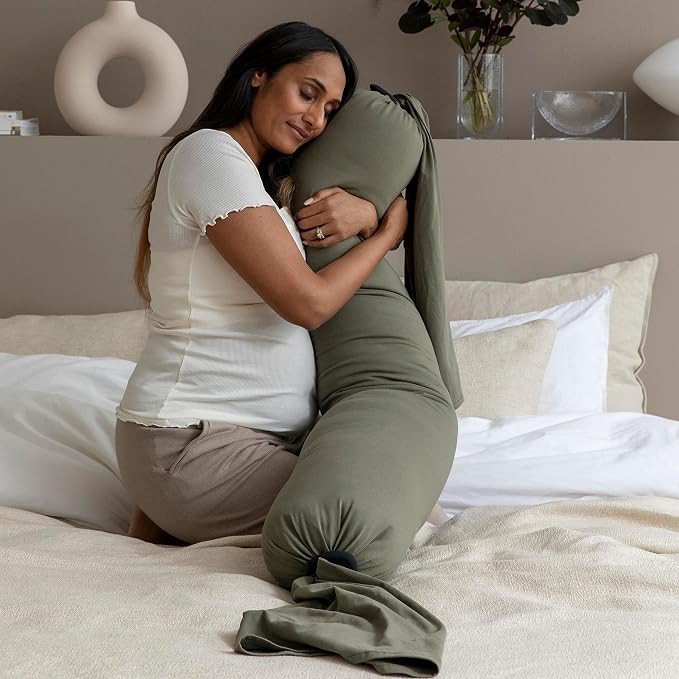 bbhugme Adjustable Pregnancy Pillow – Full Body Support for Side Sleeping - Adjustable Firmness... | Amazon (US)
