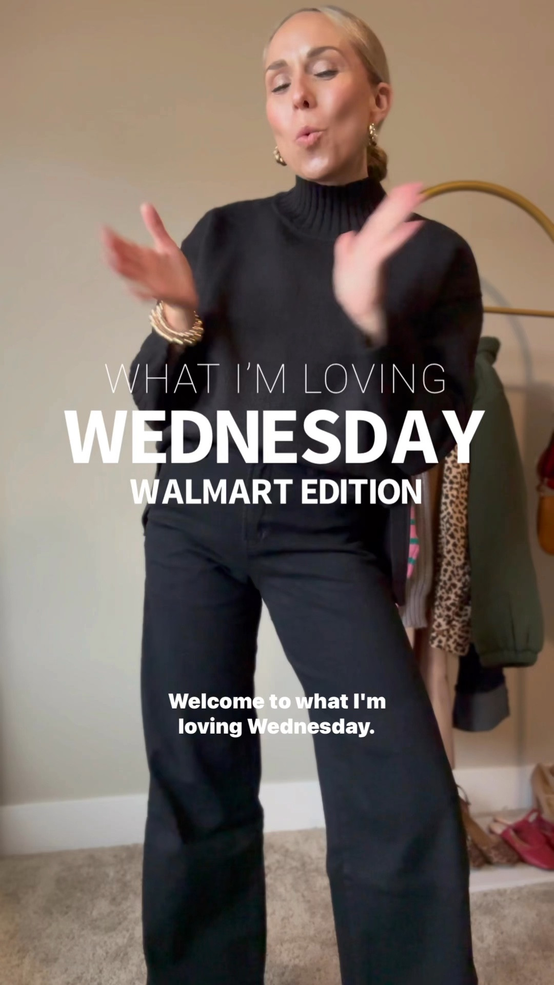 Loving everything from Walmart these days! Top is so gorgeous and comes in a few color options. True to size.

Pants are so nice and only $26! I’m wearing a size 0 which is the smaller of my sizes.

Coat looks like J.Crew and is only $45! I’m wearing an XS. 

#LTKSeasonal #LTKFindsUnder50 #LTKHoliday