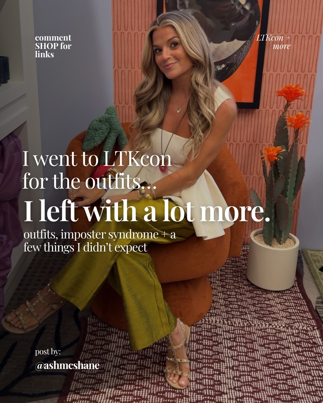 Came for the outfits. Left with new friendships, a full creative tank and a few realizations I definitely wasn’t expecting. 🥹

#LTKCon #LTKgrwm #LTKdayinmylife
