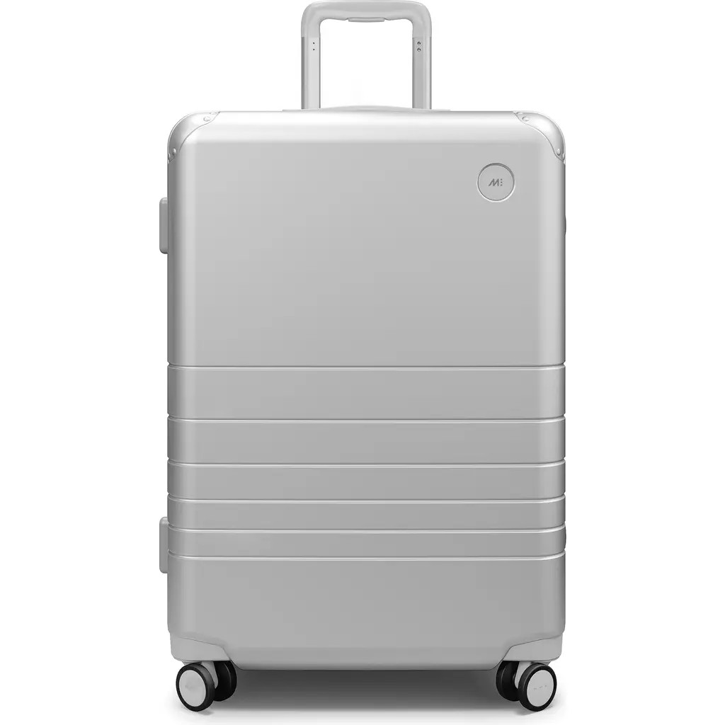 Monos 27-Inch Medium Hybrid Spinner Check-In in Silver at Nordstrom | Nordstrom