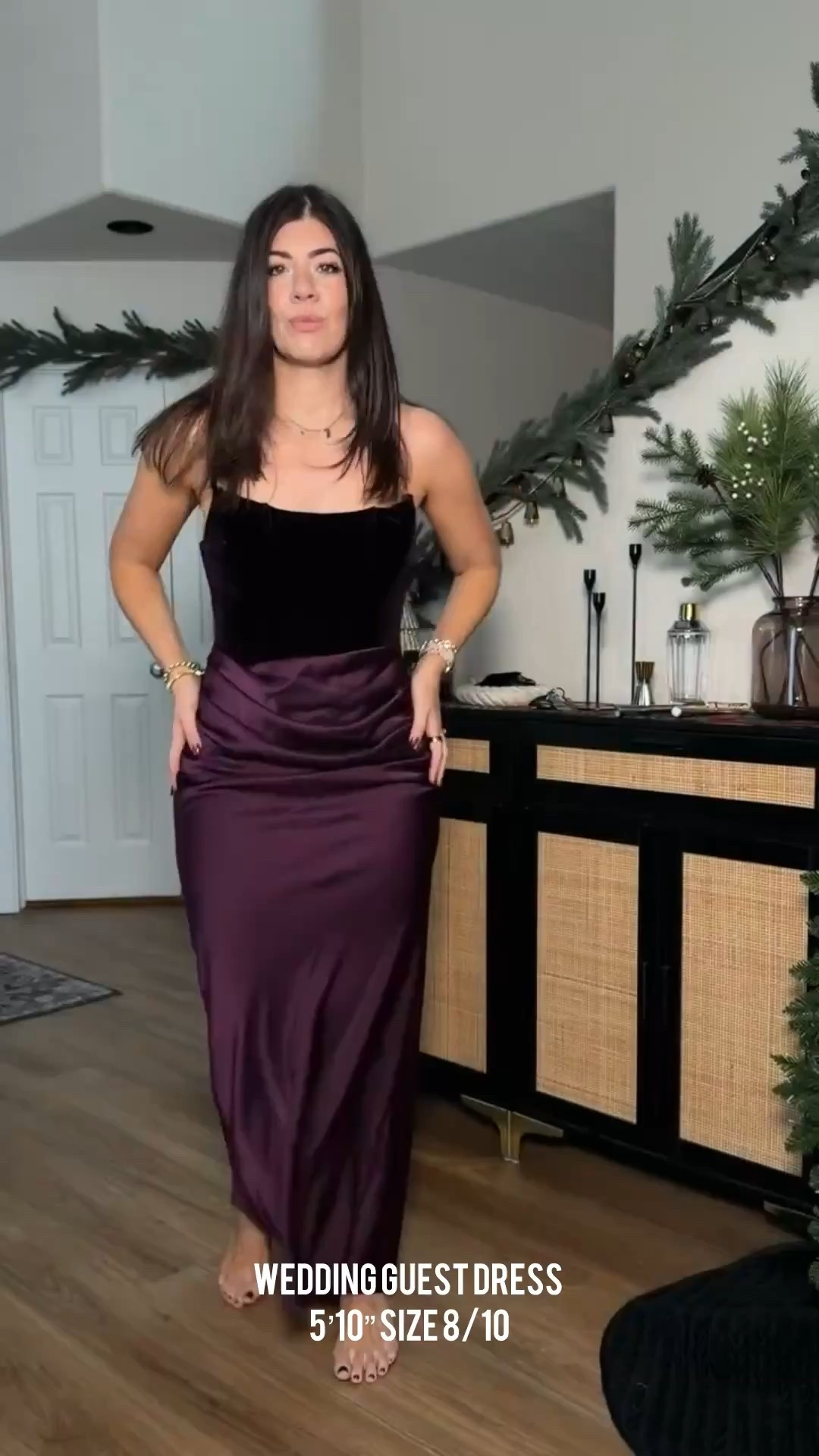 In an 8 in the velvet strapless dress 

wedding guest dress, dress,  occasion dresses, midsize wedding guest dresses, formal wear for curves, fall weddings, black tie,  cocktail dress, size inclusive event outfits, statement dresses, elegant guest looks, special occasion fashion, brown, trendy looks, trending, fall colors, fall style, holiday dress 

#LTKHoliday