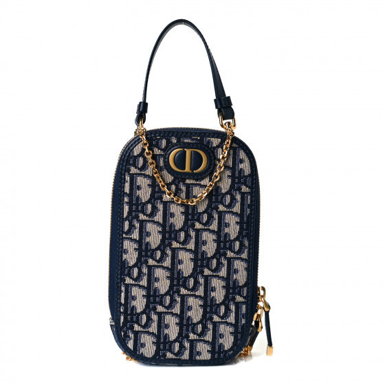 CHRISTIAN DIOR

Oblique 30 Montaigne Phone Holder Blue | Fashionphile