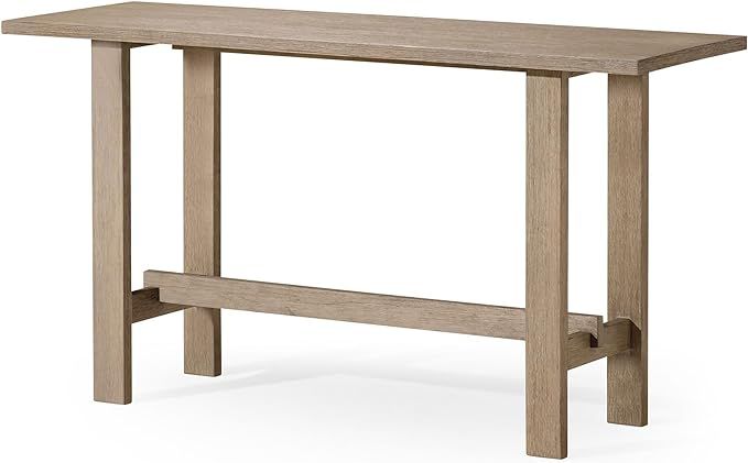 Maven Lane Hera Modern Wooden Console Table in Weathered Grey Finish | Amazon (US)