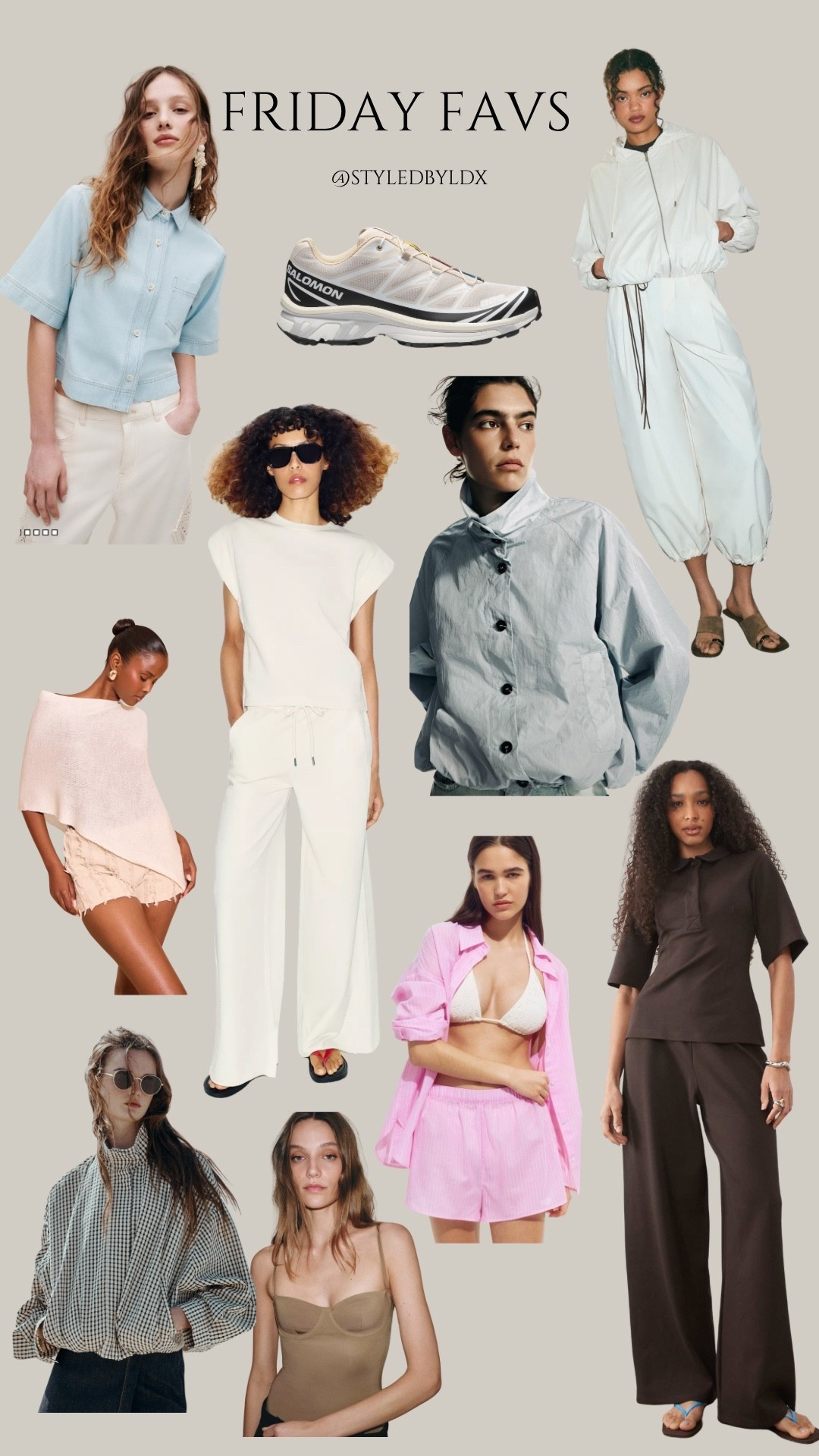 Friday favs - holiday outfits - jackets - windbreakers - tracksuits - co ord - summer outfits - tops - spring newness 

#LTKspring #LTKuk #LTKstyletip