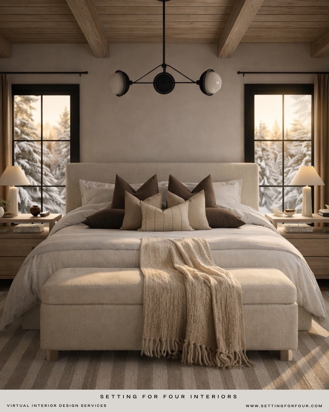 Neutral primary bedroom mood board and decor ideas.
Bedroom chandelier pendant light, Aesthetic, upholstered bed, charging nightstands, bedroom rug, arch mirror, curtains, pillows, Loloi rug, earthy, beige, black, marble, wood, stone, modern, transitional, minimalist, master bedroom decor, Amazon home, Restoration Hardware style, Pottery Barn, Crate & Barrel, Walmart #LTKmomlife

#LTKhome #LTKsale #LTKfamily