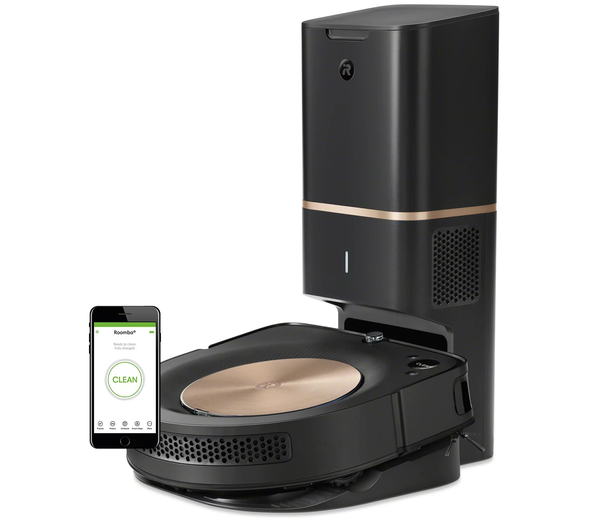 iRobot Roomba S9 plus 9550 WiFi Robot Vacuum w/Auto Disposal - QVC.com | QVC