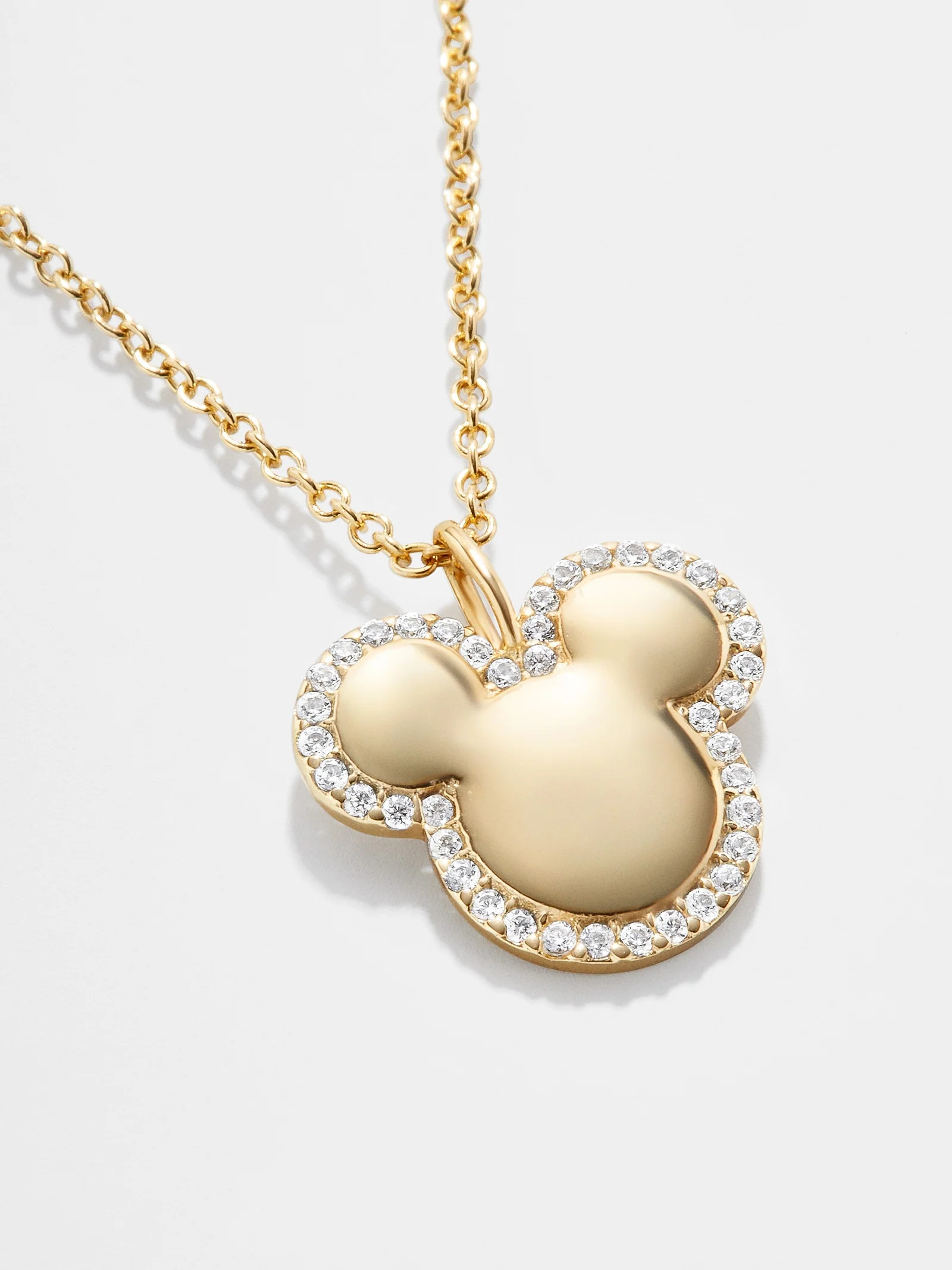 Disney 18K Gold Sterling Silver & Cubic Zirconia Pendant Necklace | BaubleBar (US)
