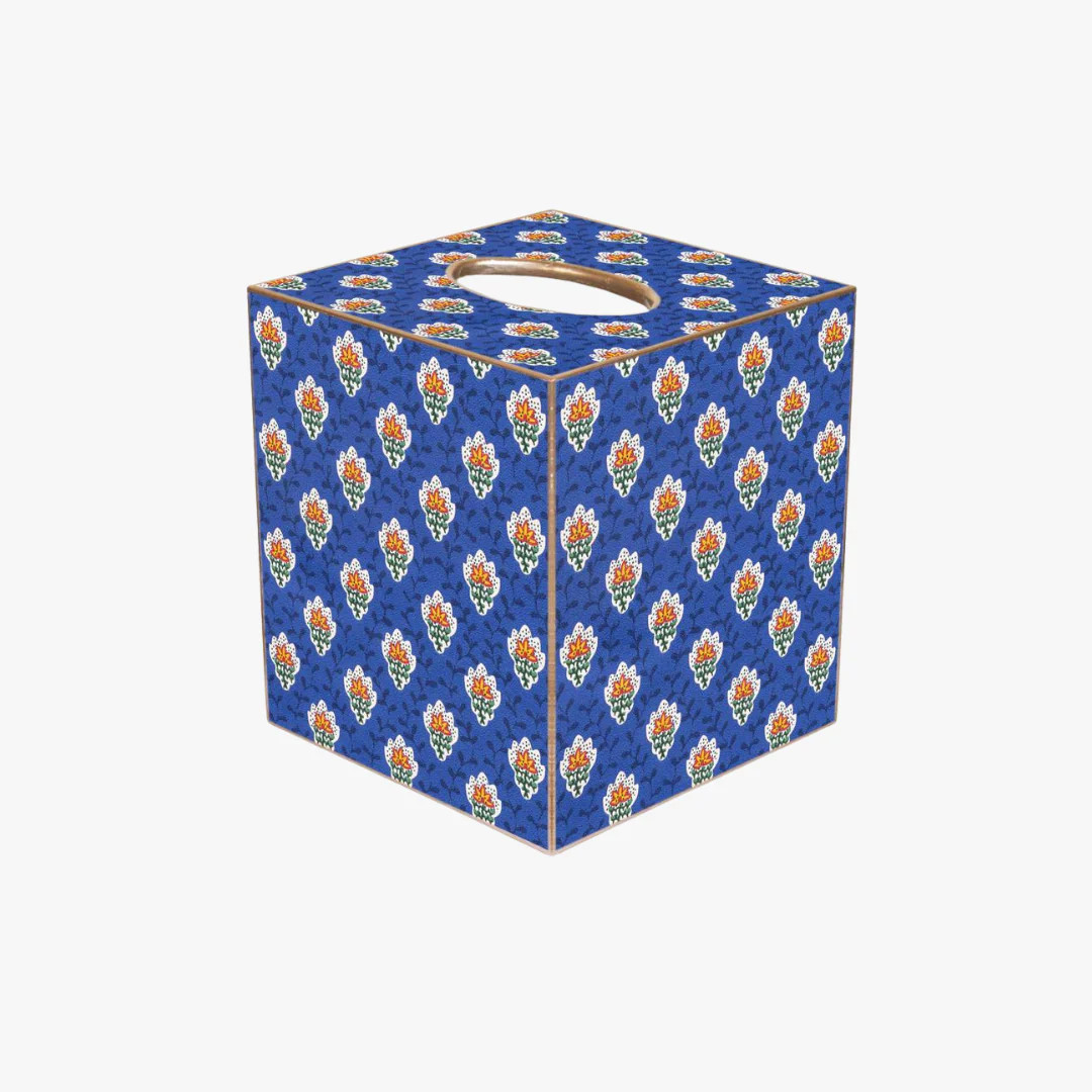 Provincial Blue Tissue Box Cover | Dear Keaton