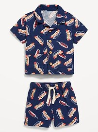 Printed Shirt and Shorts Set for Baby | Old Navy (US)