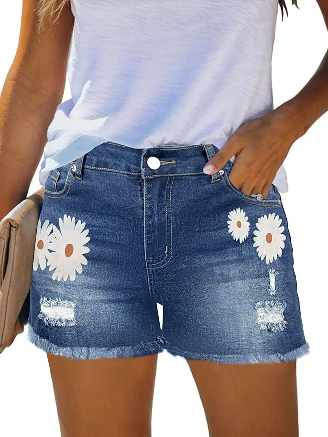 Shorts for Women Pants Womens Jeans Cowboy Fashion Beach Vacation Clothes Summer Outfits | Amazon (US)