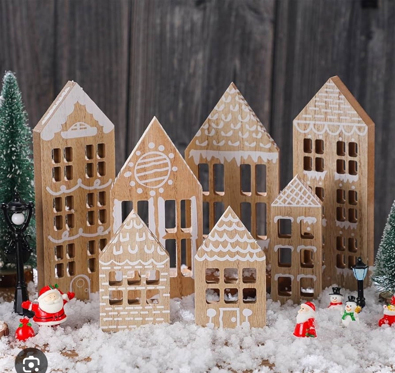 The hooked for my cute gingerbread houses! 