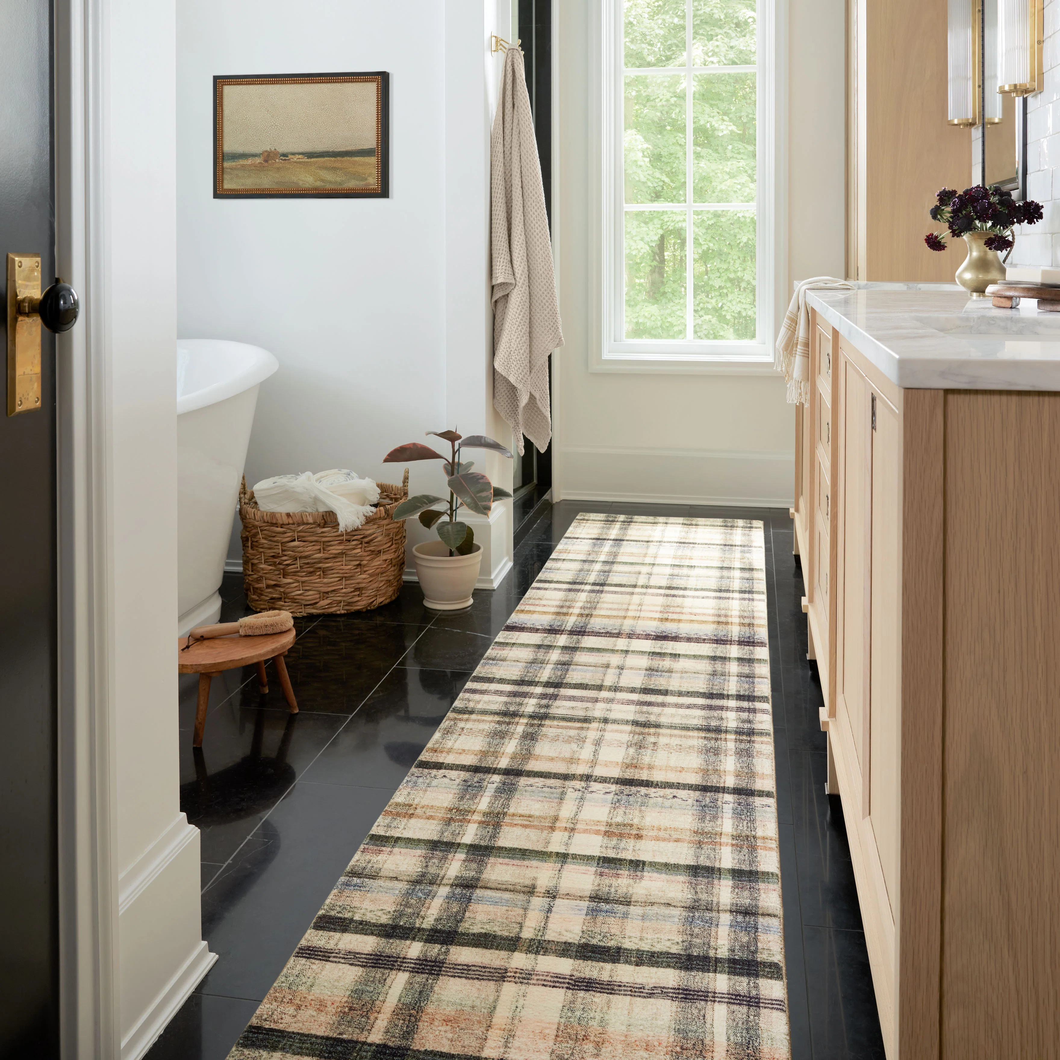 Chris Loves Julia x Loloi Humphrey Collection HUM-02 Ivory/Green/Gray/Black, Contemporary Area Rug | Wayfair North America