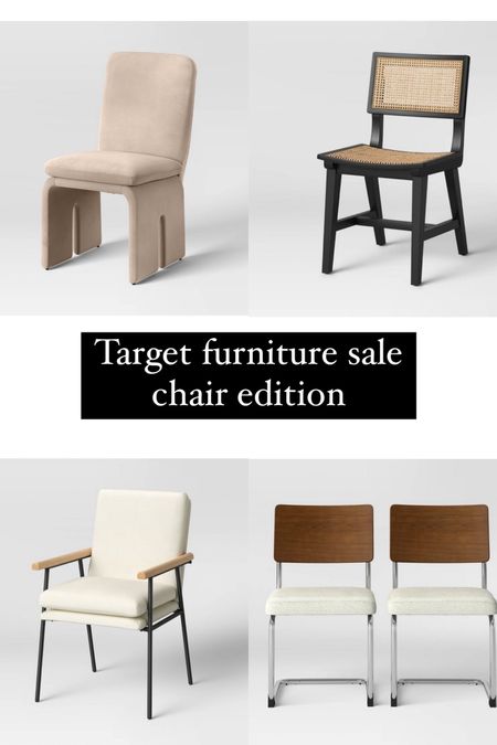 Target Furniture Sale, Chair Edition!

#LTKSaleAlert #LTKHome #LTKFindsUnder100