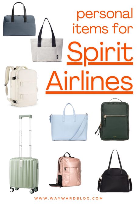 Looking to maximize your personal (item) space on Spirit Airlines? Here’s a roundup of backpacks, totes, and even a roller bag (!) that meets the budget airline’s requirements ✈️ 

#LTKTravel