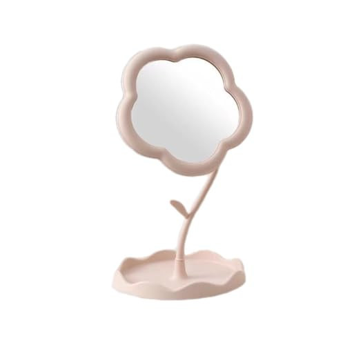 KZhuim 1 Pink Flower Mirror, Desktop Mirror, Dressing Mirror, Flower Shaped Makeup Mirror, Cute Flower Shaped Mirror, Suitable For Desktop, Bedroom, Bathroom, Living Room Home Decoration (Pink) | Amazon (US)