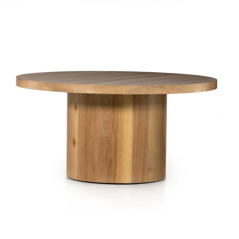 Bellefonte 60" Yukas Solid Wood Pedestal Dining Table | Wayfair North America