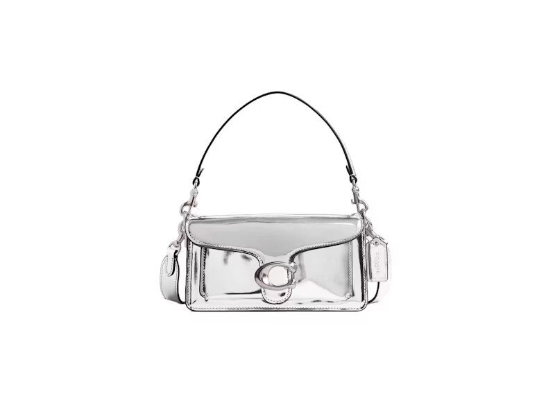 Women's Coach Tabby Shoulder Bag 20 in Silver | StockX