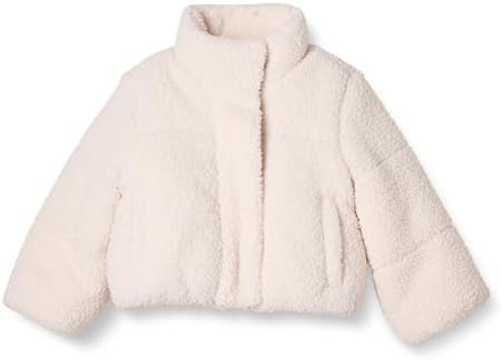 Amazon Essentials Girl's Cropped Full-Zip Puffer Jacket (Quilted Matte or Sherpa Fleece) | Amazon (US)