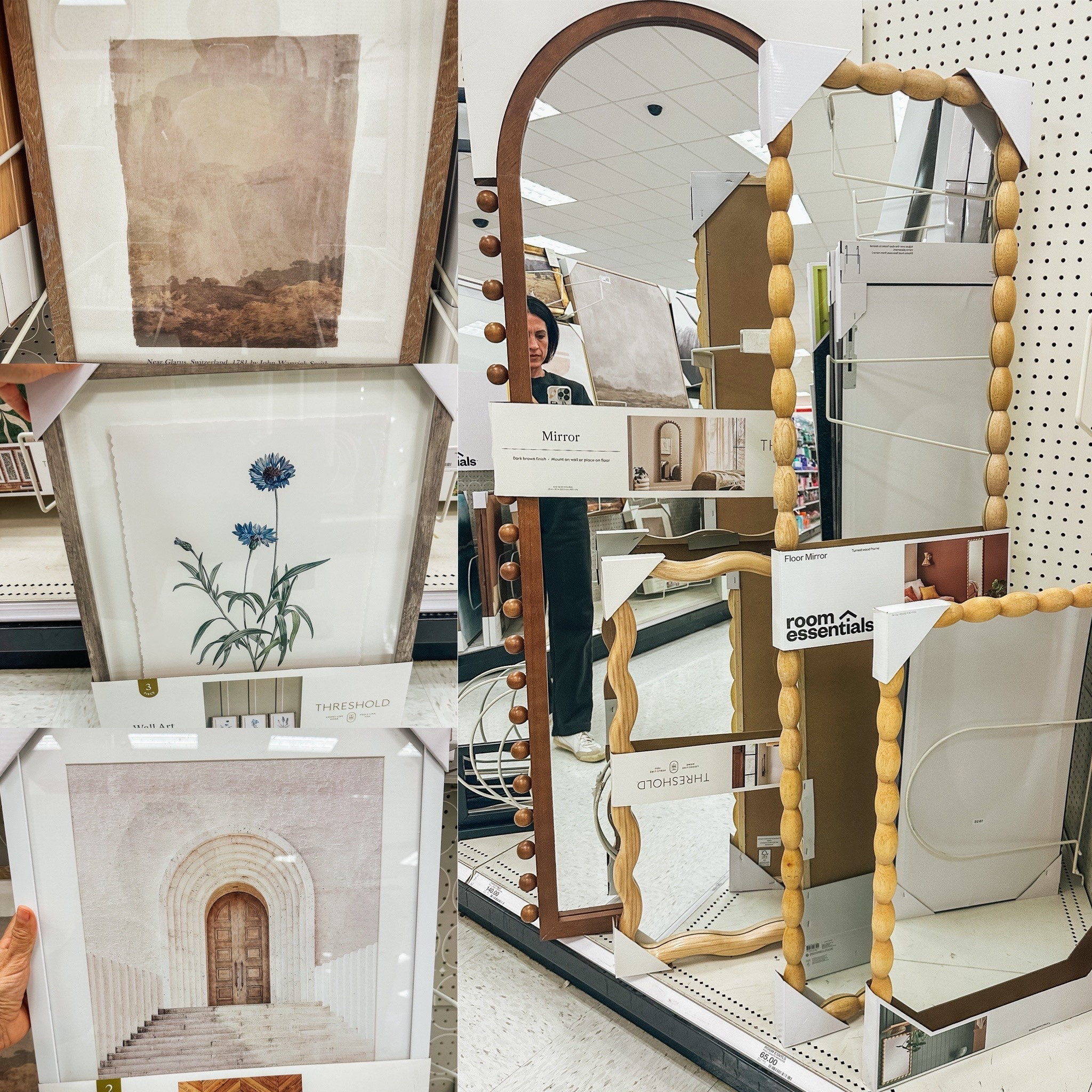 Spring Wall Art & Statement Mirrors
Statement mirrors are one of my favorite spring updates because they instantly brighten a space and add visual interest without a full redesign. This season, I’m loving both full-length floor mirrors and standard wall mirrors with unique wood frames that bring warmth and texture. Think soft, curved wooden bobbin details and carved beaded designs that feel elegant, timeless and easy to live with. Paired with coordinated wall art sets in cohesive color palettes and complementary styles, it becomes simple to decorate an entire wall or accent area with confidence. The mix of thoughtful framing, balanced tones, and varied art designs keeps the look layered and intentional without feeling monotonous or boring. 

#LTKHome #LTKFindsUnder100 #LTKOver40