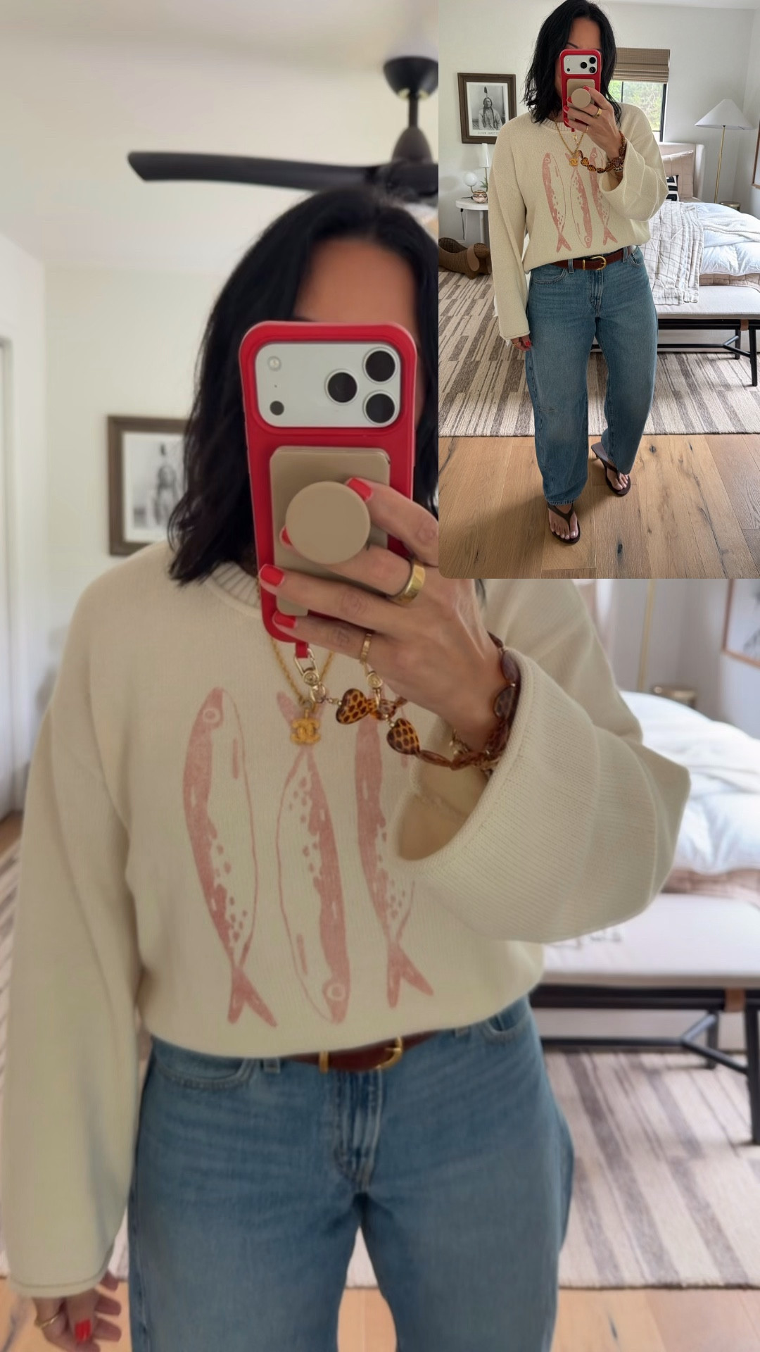 Top size medium, jeans size 29 (I’m a curvy size 8), belt size medium, shoes fit tts (I’m a 9.5/10 and did a 10/40 in them. 

#LTKSaleAlert #LTKootd #LTKOver40